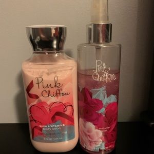 Pink Chiffon Shimmer Mist & Body Lotion B&BW